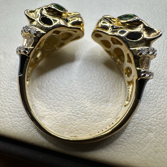 Cat bangle and ring set (sterling silver) - Picture 10 of 14